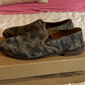 TRASK "Ali" Olive Camo Loafer (Never Worn)